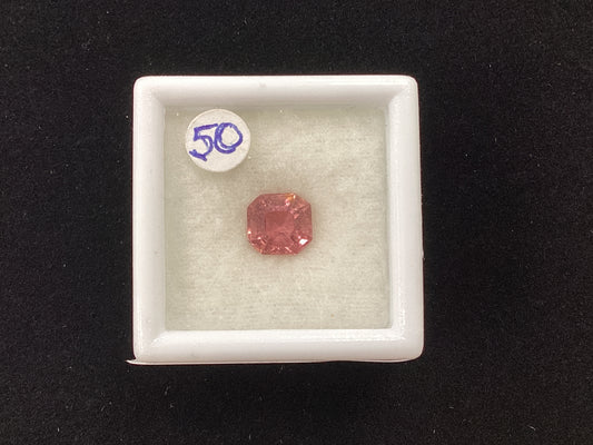 MRJ5269 Octagon Pink Tourmaline 6.2 x 6mm 1.20ct