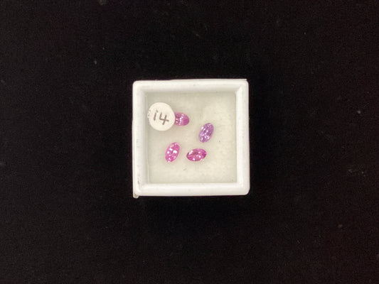 Oval Pink Sapphire P100 4.9 x 3.2mm 1.10ct