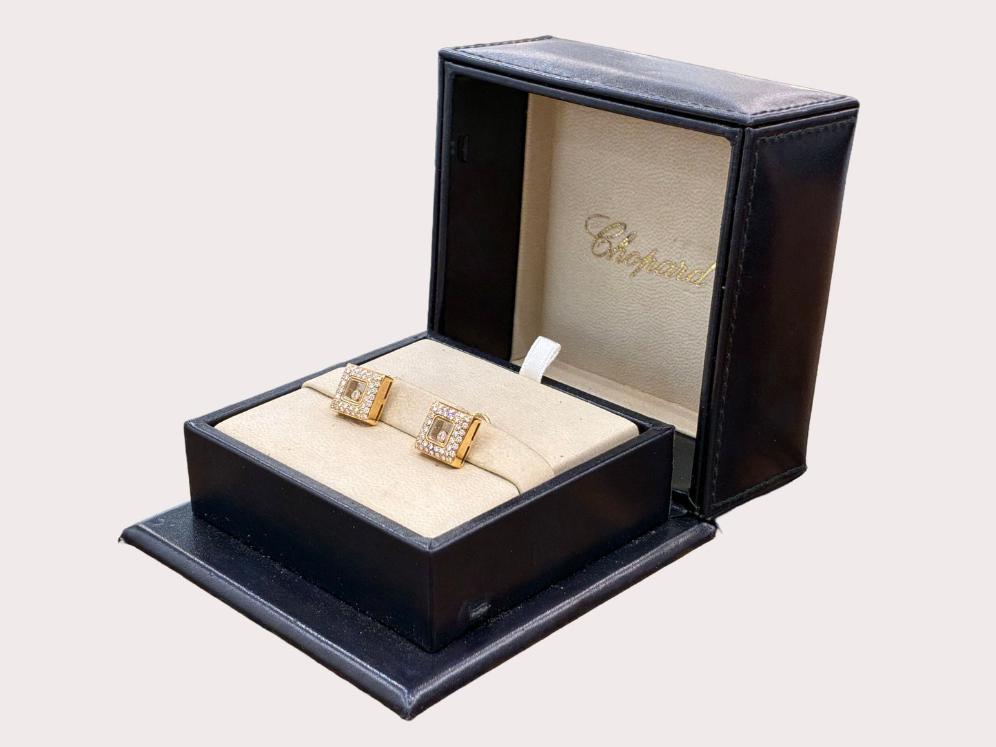 Pre-Owned 18ct Chopard Happy Sport Earrings
