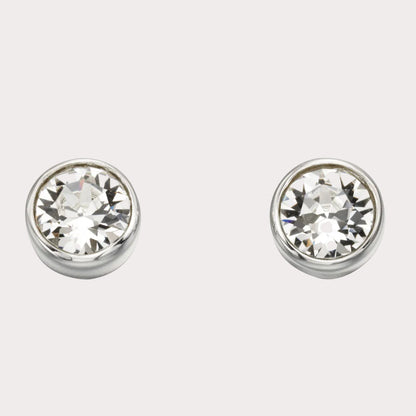 Sterling Silver Crystal Earrings