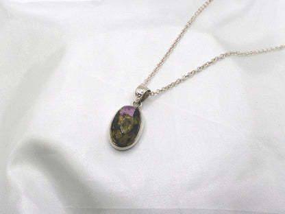 Sterling Silver Azurite Pendant