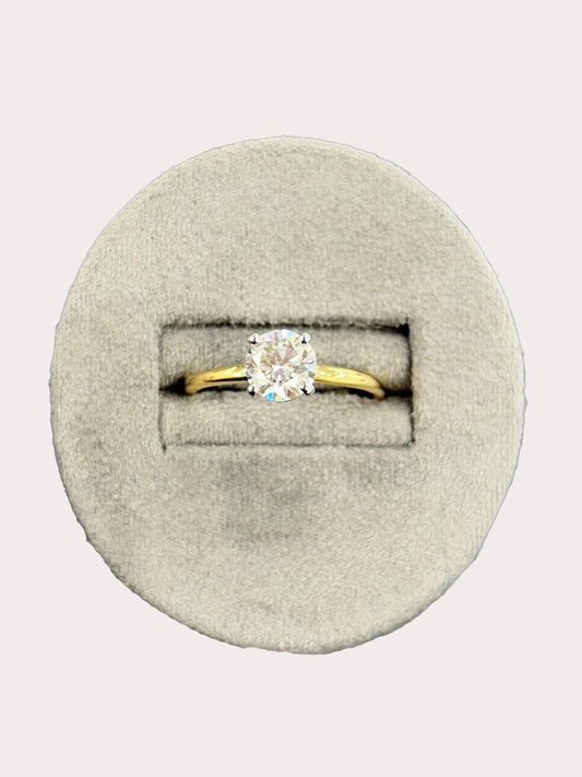 18ct Yellow Gold, Lab Grown Diamond Ring