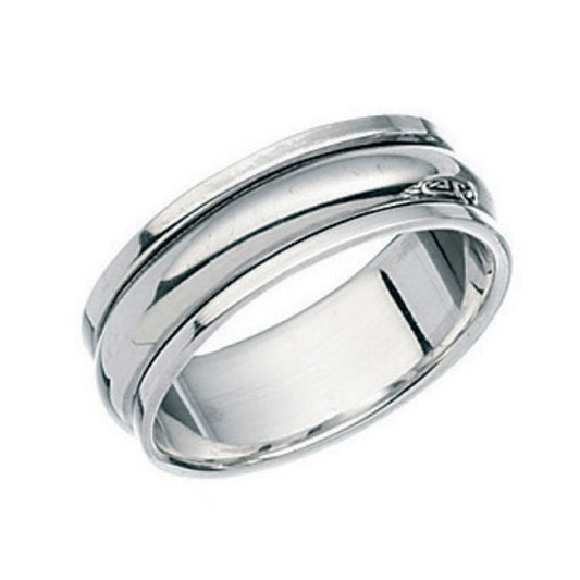 Sterling Silver 5mm Spinner Ring