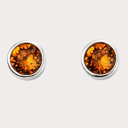 Sterling Silver Crystal Earrings