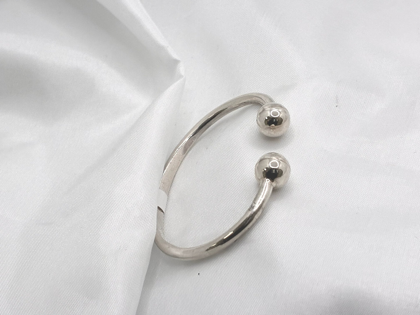 Sterling Silver Childs Torque Bangle