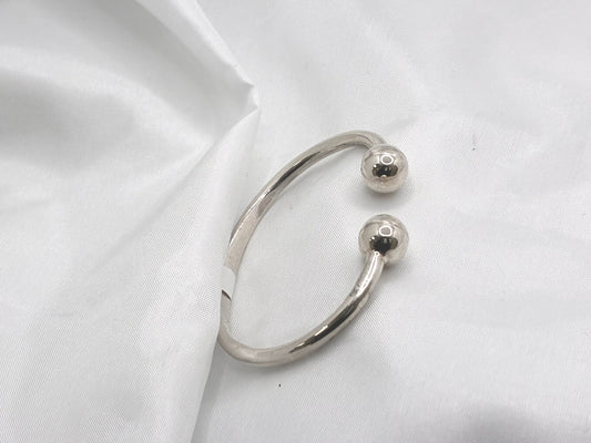 Sterling Silver Childs Torque Bangle