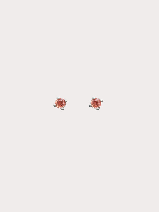 9ct White Gold Studs