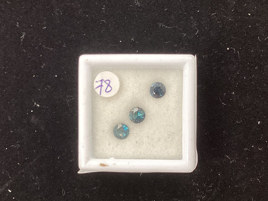 Round Green Tourmaline 4mm 0.19ct