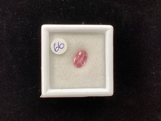 MRJ5285 Oval Pink Tourmaline 7 x 4.7mm 0.70ct