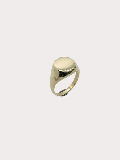 9ct Gold Oval Signet 4.1g