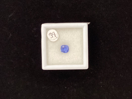 Cushion Blue Sapphire B139 5.1 x 4.8mm 0.72ct