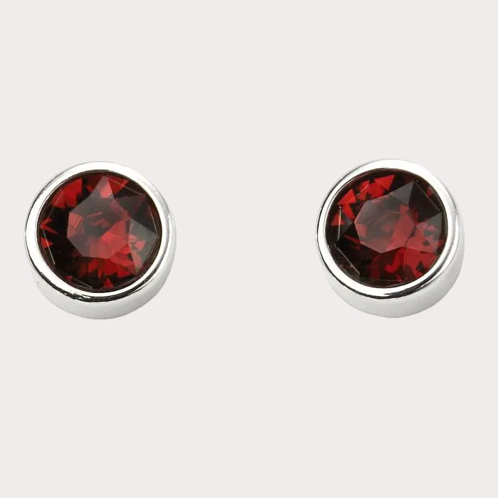 Sterling Silver Crystal Earrings
