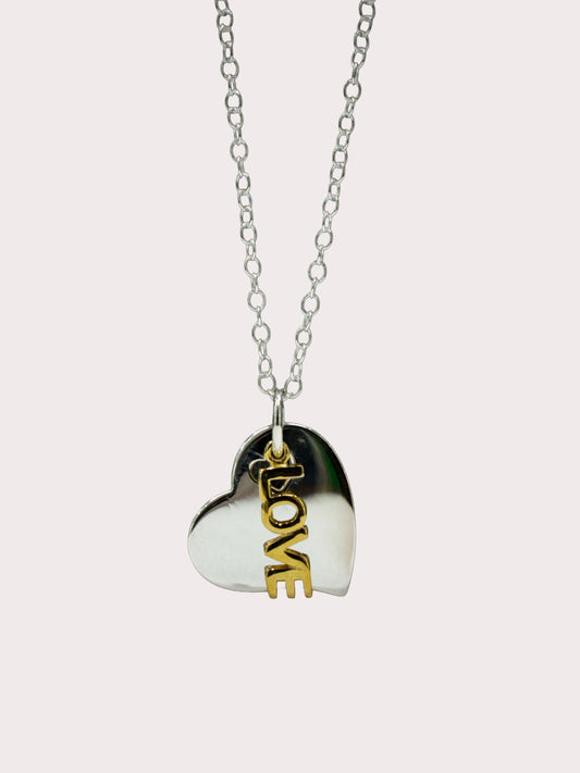 Sterling Silver Heart/Love Pendant