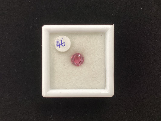 MRJ5265 Round Pink Tourmaline 5 x 5mm 0.52ct