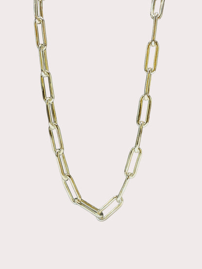 Sterling Silver 18" Paper Clip Chain