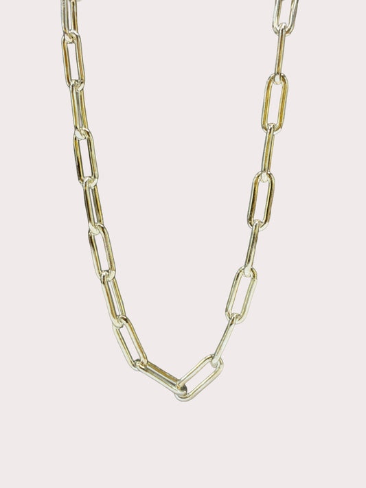Sterling Silver 18" Paper Clip Chain
