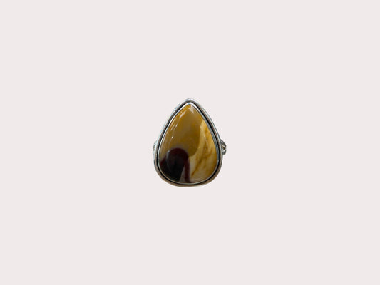 Sterling Silver Mookalite Jasper Ring