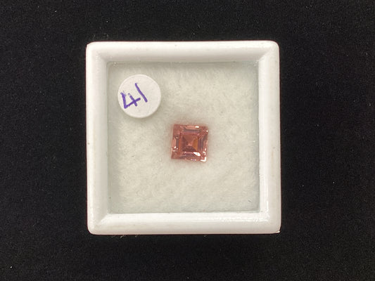 MRJ5260 Square Pink Tourmaline 5 x 5mm 0.73ct