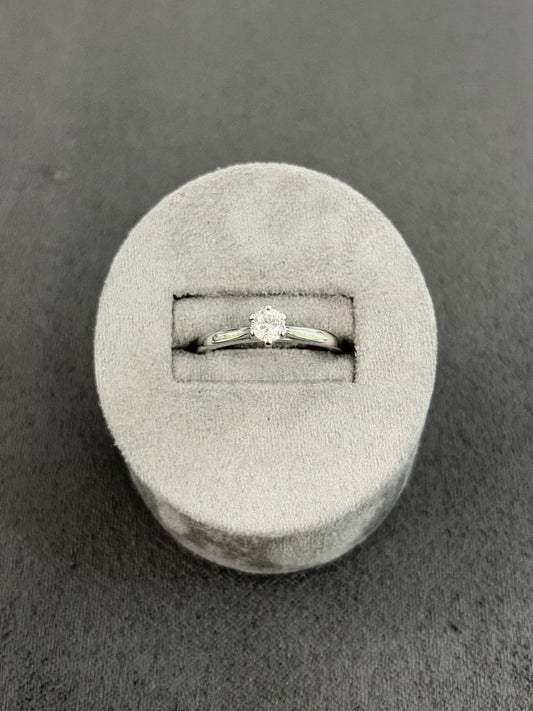 Platinum Diamond Solitaire GIA 0.30 F VS1