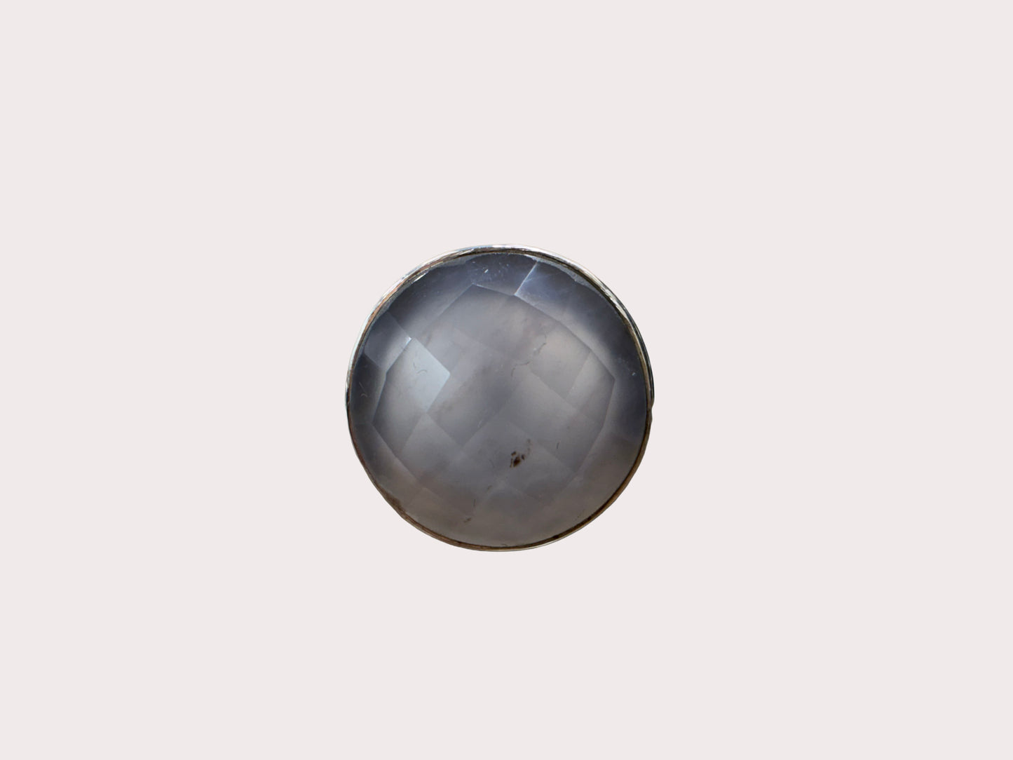 Sterling Silver Agate Ring