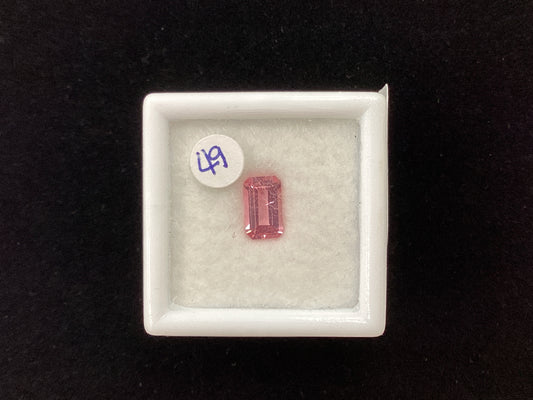 MRJ5268 Baguette Pink Tourmaline 7.1 x 4.3mm 0.73ct
