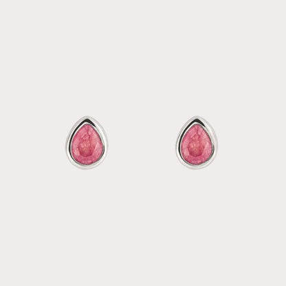 Sterling Silver Semi Precious Natural Studs