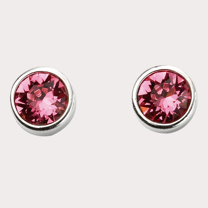 Sterling Silver Crystal Earrings
