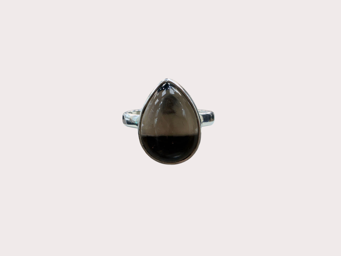 Sterling Silver Smokey Quartz Ring