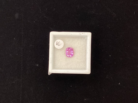 Cushion Cut Pink Sapphire P44 6.4 x 5.1mm 0.84ct