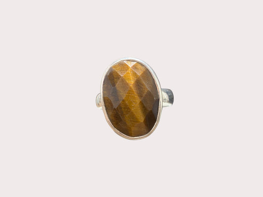 Sterling Silver Tigers Eye Ring