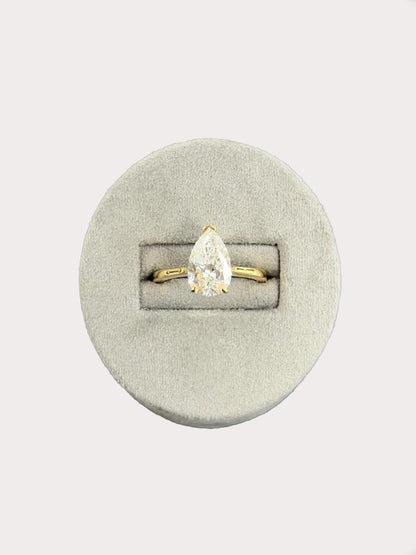 18ct Yellow Gold, Lab Grown Diamond Ring