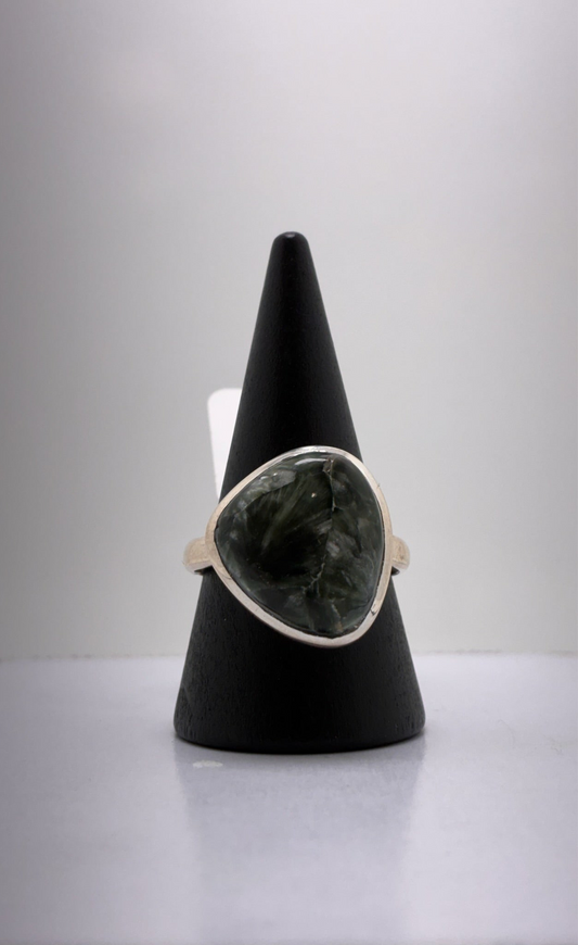 Sterling Silver Seraphinite Ring