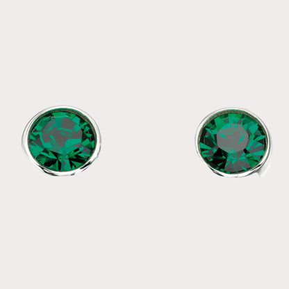 Sterling Silver Crystal Earrings