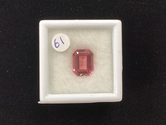 MRJ5280 Octagon Pink Tourmaline 8.8 x 6.9mm 2.04ct