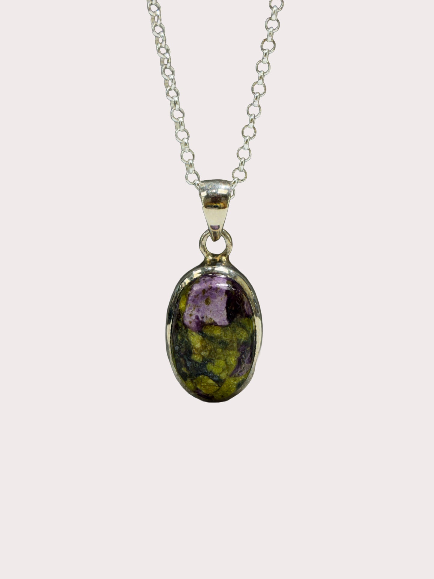 Sterling Silver Azurite Pendant