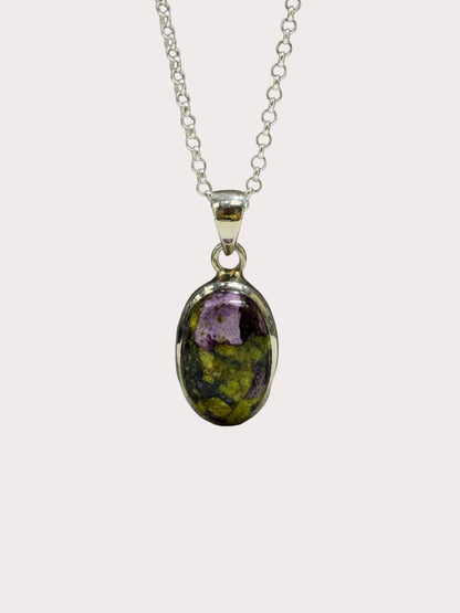 Sterling Silver Azurite Pendant