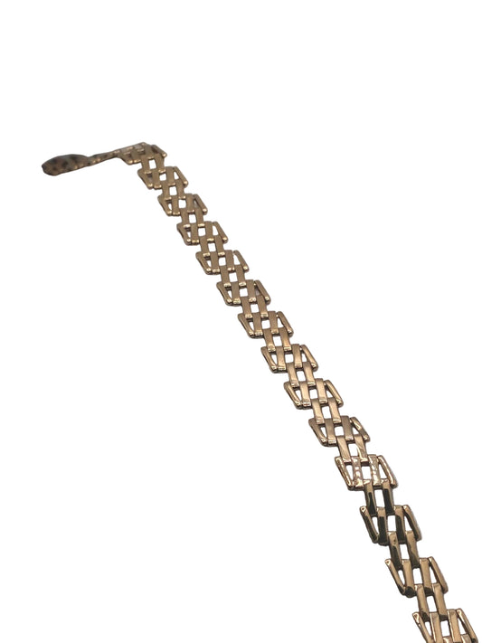 Pre-Owned 9ct Fancy Gate Bracelet