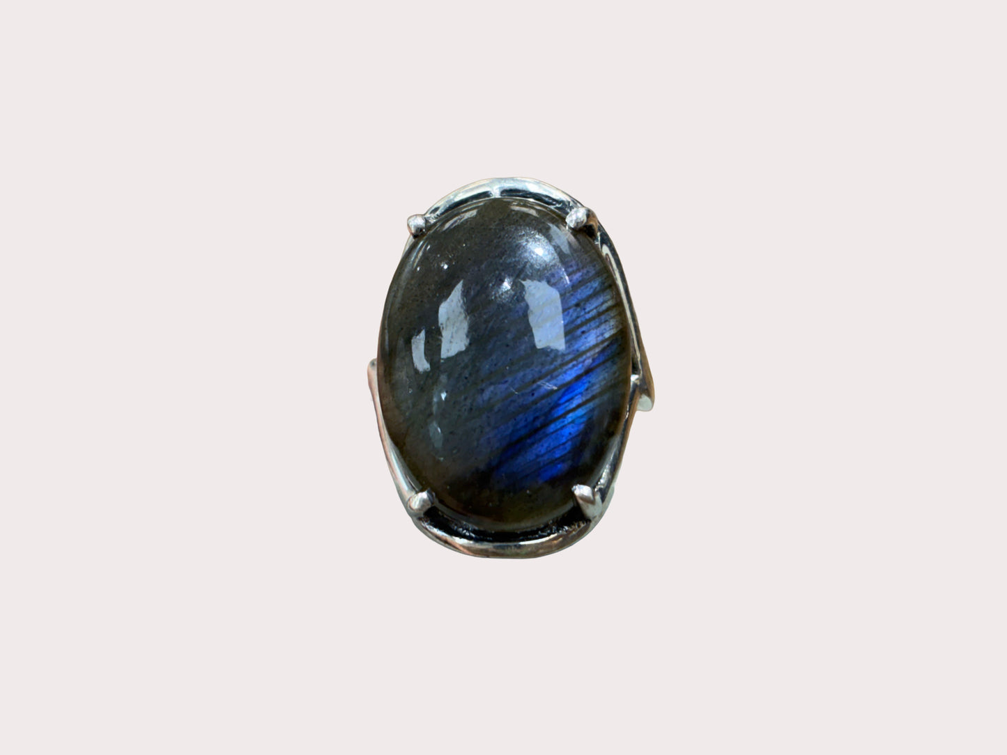 Sterling Silver Labrodorite Ring