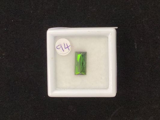 Long Baguette Green Tourmaline GT16