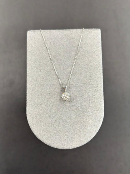 9ct White Gold 0.50ct Diamond Pendant