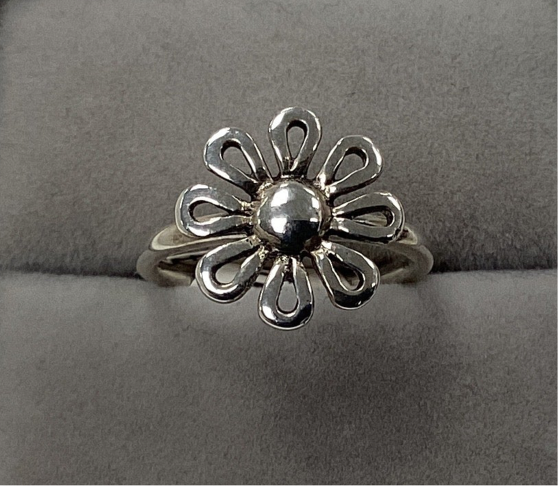 Sterling Silver Flower Ring