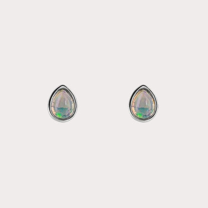 Sterling Silver Semi Precious Natural Studs