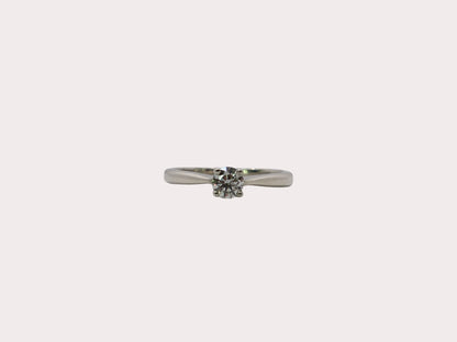 Sterling Silver Lab Diamond Solitaire