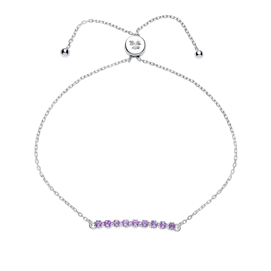 Laura Ashley Alford Meadow Light Amethyst Bracelet