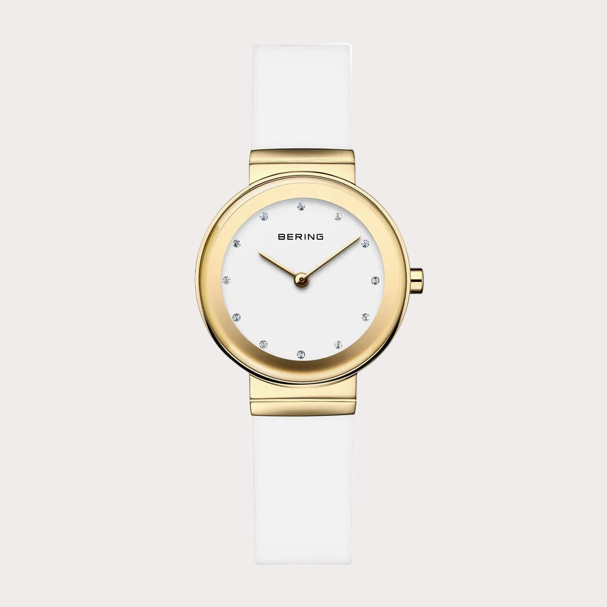 BERING Ladies Gold and White Watch