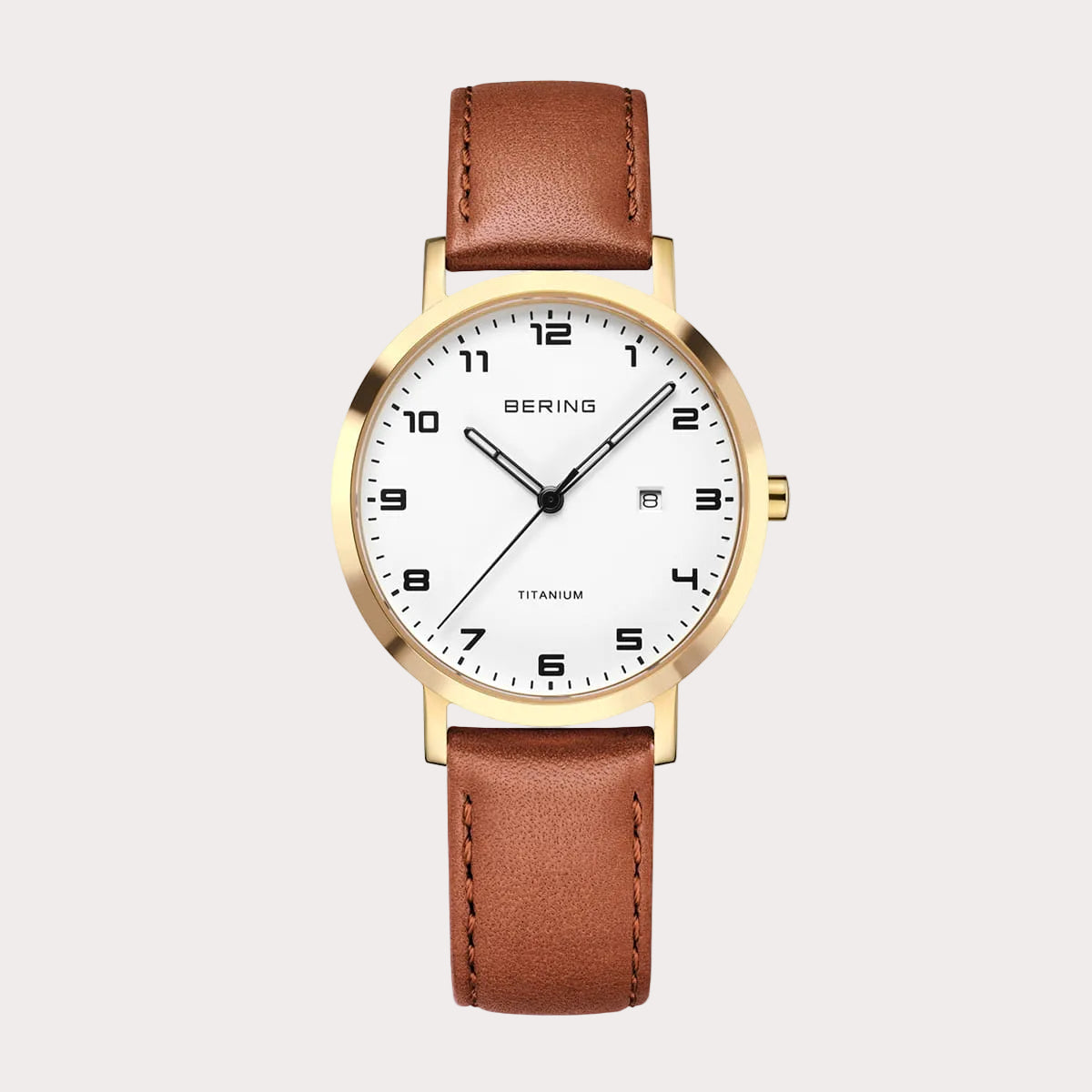 BERING Ladies Gold and Brown Watch