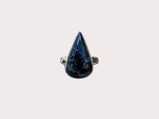 Sterling Silver Large Pietersite Ring