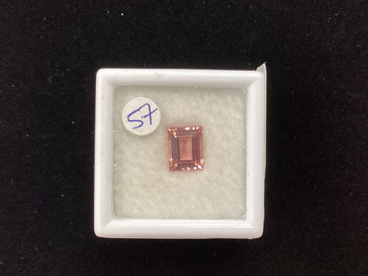 MRJ5276 Octagon Pink Tourmaline 7.0 x 5.6mm 1.11ct