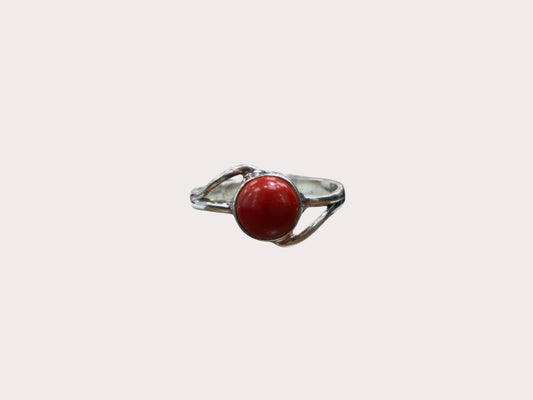 Sterling Silver Carnelian Ring