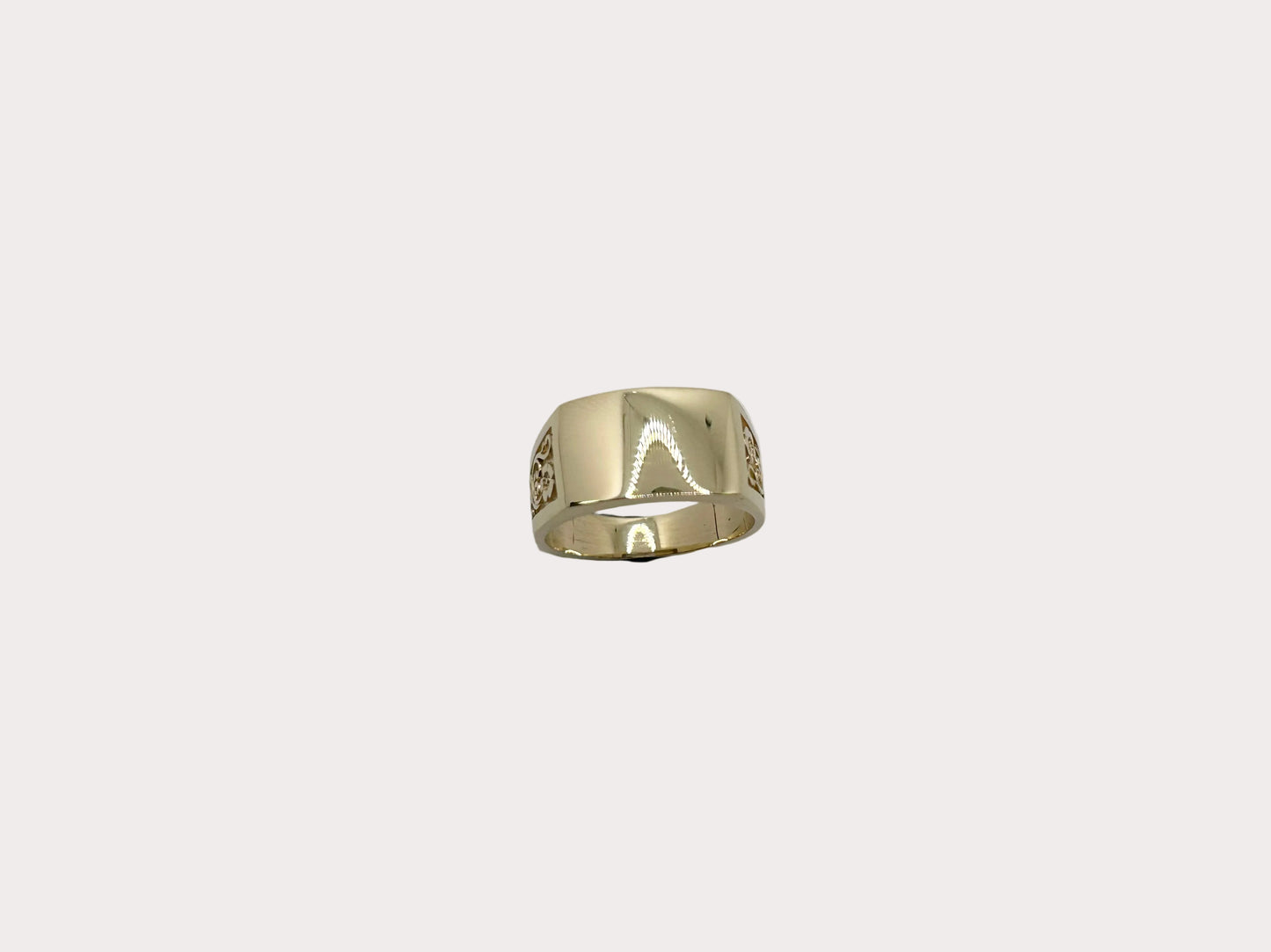 9ct Gold Rectangle Signet 5.6g